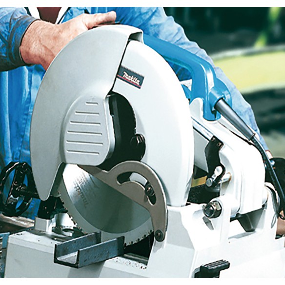 Tronçonneuse Makita LC1230N 1.750 W - Coupe de métal rapide et sans étincelles, disque 305 mm