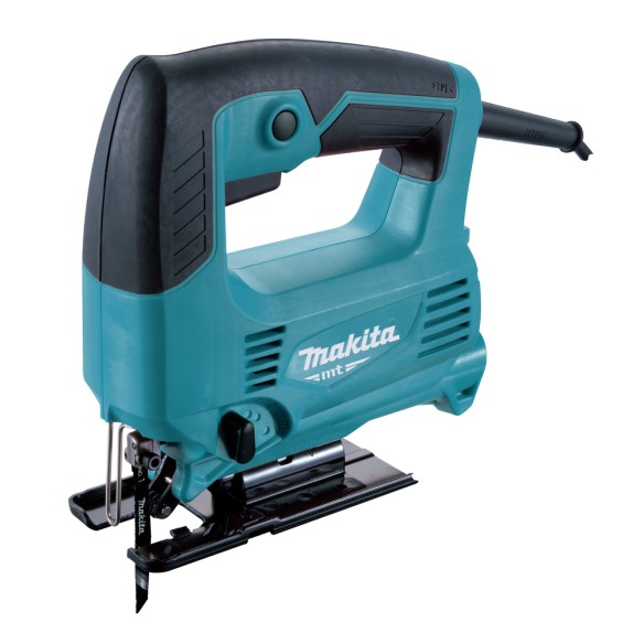 Scie sauteuse Makita M4301B - 450 W, vitesse variable, coupe orbitale et récupération de poussière