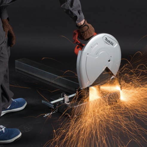 Scie à métaux Makita M2401B - 2000 W, 355 mm, coupe précise et sécurisée