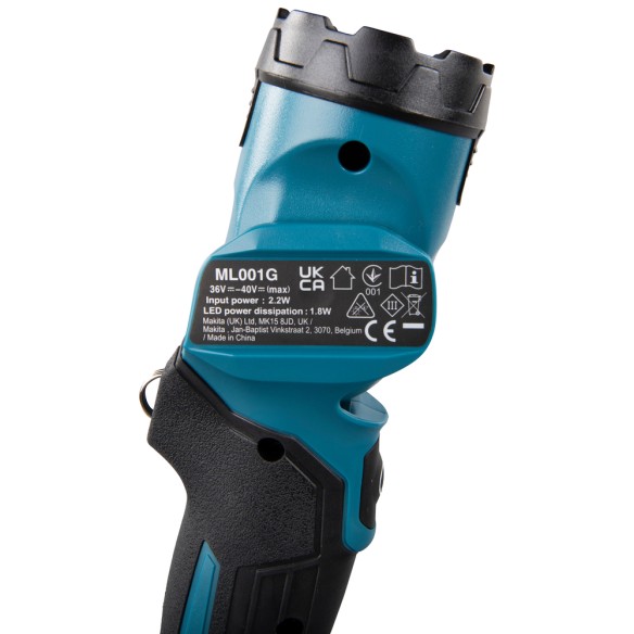 Lampe LED Makita ML001G 40V - 160 lumens, 55h d'autonomie, design compact et léger