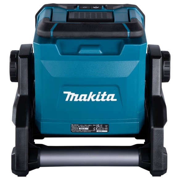 Projecteur LED Makita ML003GZ - 18V/40Vmax, 1100 lm, IP65, batterie XGT® - Corps seul (Sans batterie ni chargeur ni Coffret)