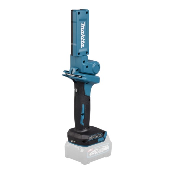 Lampe de travail Makita ML006GX - 40Vmax, 500 lumens, avec tête pliable et crochet rétractable