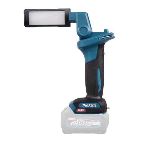 Lampe de travail Makita ML006GX - 40Vmax, 500 lumens, avec tête pliable et crochet rétractable
