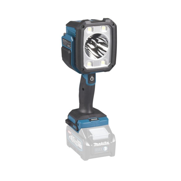 Lampe de poche Makita ML007G - 40Vmax, 1250 lm, 4 modes d'éclairage, résistant à l'eau et à la poussière