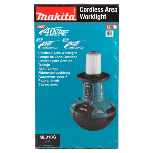 Lampe de chantier Makita ML010G - Batterie 18V / 40Vmáx, 5.500 lumens, design auto-réglable