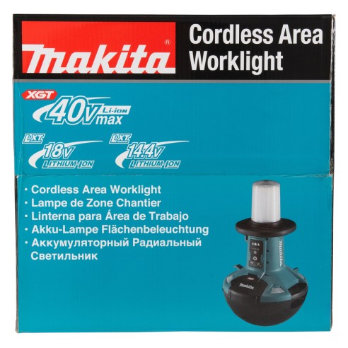Lampe de chantier Makita ML010G - Batterie 18V / 40Vmáx, 5.500 lumens, design auto-réglable
