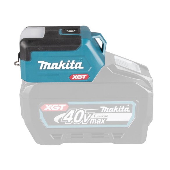 Lampe de poche à batterie Makita ML011G - 40Vmax, 300 lm, 3 modes d'éclairage, USB