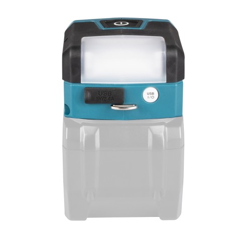 Lampe de poche à batterie Makita ML011G - 40Vmax, 300 lm, 3 modes d'éclairage, USB