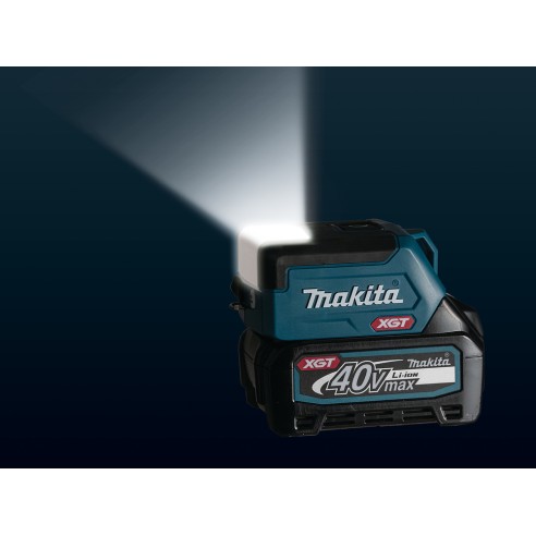 Lampe de poche à batterie Makita ML011G - 40Vmax, 300 lm, 3 modes d'éclairage, USB