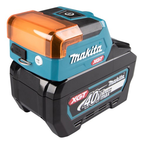 Lampe de poche à batterie Makita ML011G - 40Vmax, 300 lm, 3 modes d'éclairage, USB
