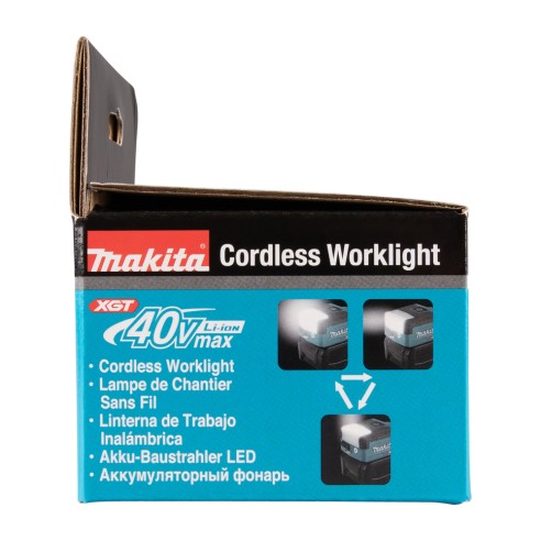 Lampe de poche à batterie Makita ML011G - 40Vmax, 300 lm, 3 modes d'éclairage, USB