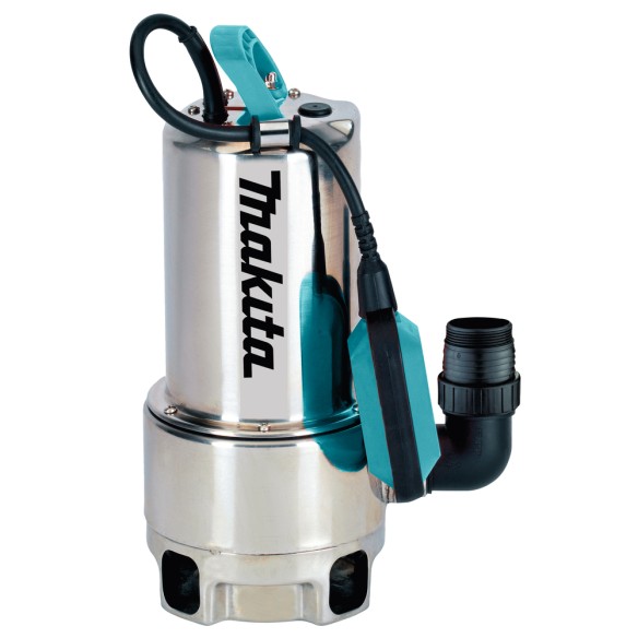 Pompe submersible Makita PF1110 - 1100W, 250 l/min, pour eaux usées jusqu'à 35 mm