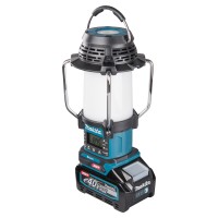 Lampe de camping Makita MR010G - 40Vmax, 1000 lx, Bluetooth et radio FM, résistant à l'eau