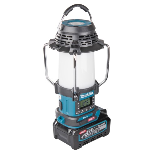 Lampe de camping Makita MR010G - 40Vmax, 1000 lx, Bluetooth et radio FM, résistant à l'eau