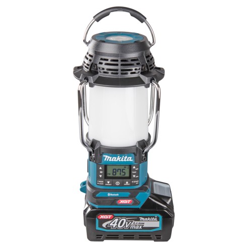 Lampe de camping Makita MR010G - 40Vmax, 1000 lx, Bluetooth et radio FM, résistant à l'eau