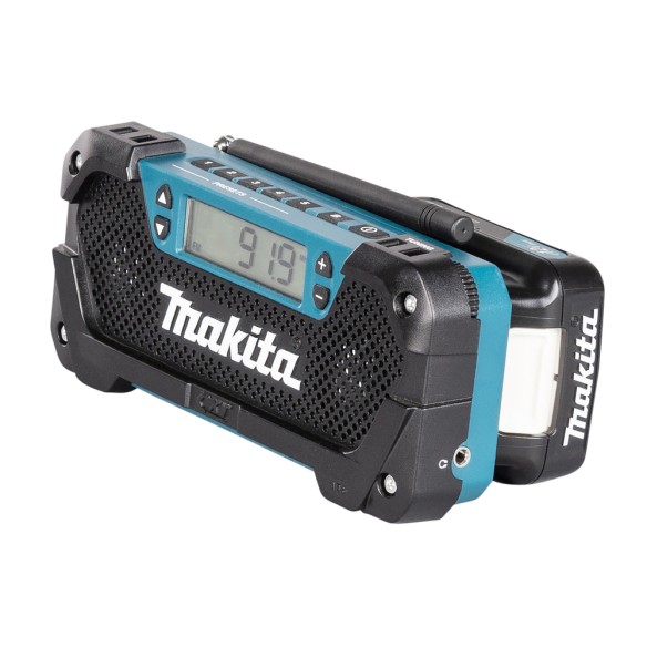Radio portable Makita MR052 - 12Vmax - Design léger et résistant - Son stéréo 2W