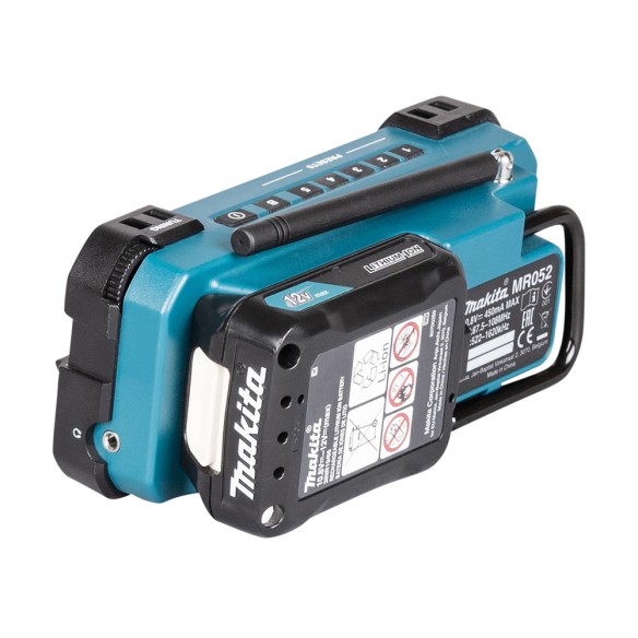 Radio portable Makita MR052 - 12Vmax - Design léger et résistant - Son stéréo 2W