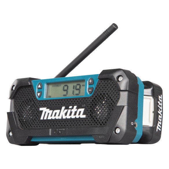 Radio portable Makita MR052 - 12Vmax - Design léger et résistant - Son stéréo 2W