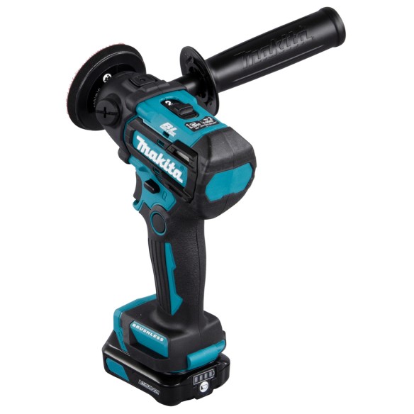 Ponceuse polisseuse Makita PV301DSAE 12V - Compacte et puissante - Moteur sans balais - 2 vitesses