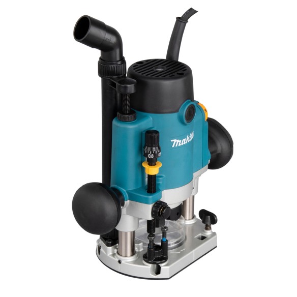 Défonceuse Makita RP1111C 1100W - Démarrage en douceur et vitesse variable pour un fraisage précis