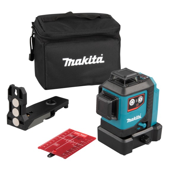 Niveau laser multilignes Makita SK700D 360° - Batterie 12V - Précision ±2mm à 25m - IP54
