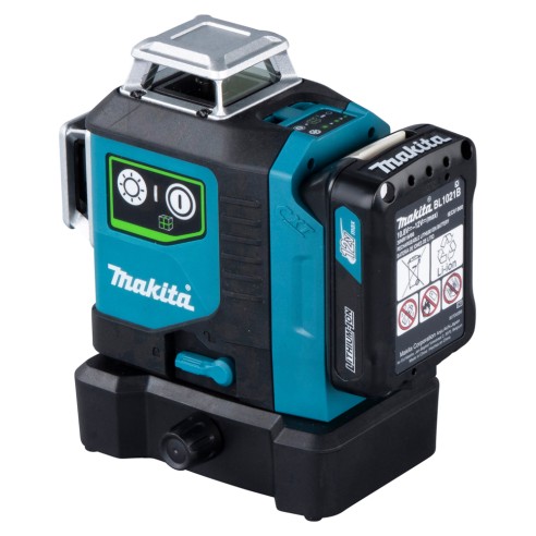 Niveau laser multiligne Makita SK700GD - Batterie 12V, laser vert, IP54, portée 35 m