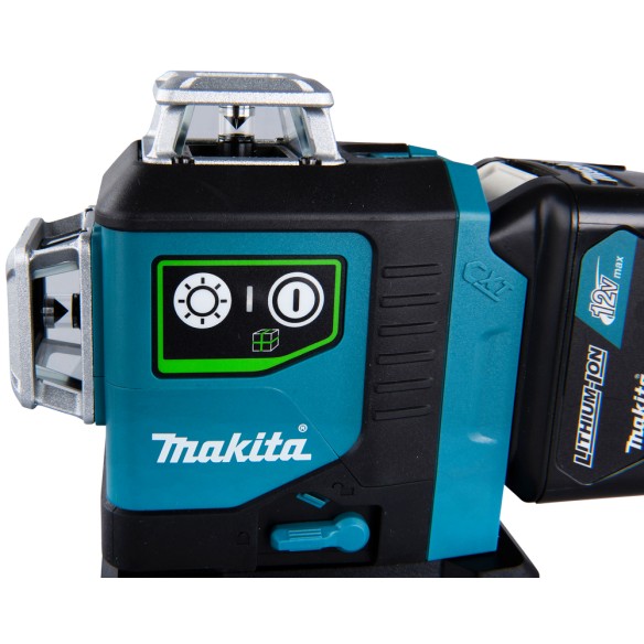 Niveau laser multiligne Makita SK700GD - Batterie 12V, laser vert, IP54, portée 35 m