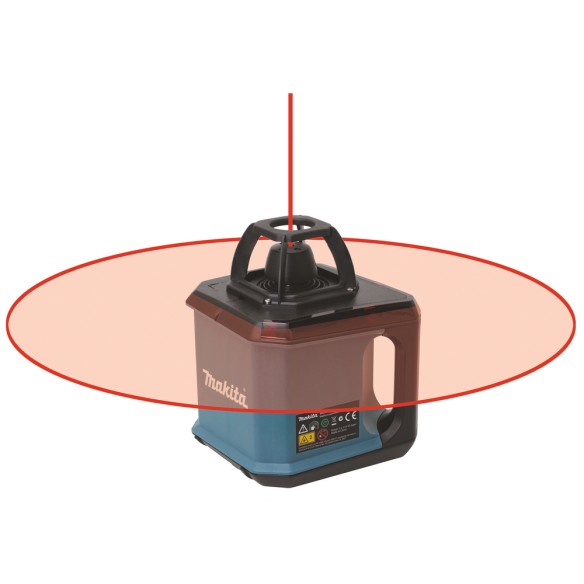 Niveau laser rotatif Makita SKR200Z - Haute précision - Plage de mesure Ø 200 m - IP54 - Sans batterie ni chargeur