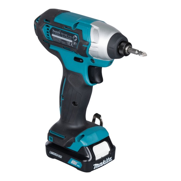 Visseuse à chocs Makita TD110DSAE - 12V, 110 Nm, lumière LED, taille compacte