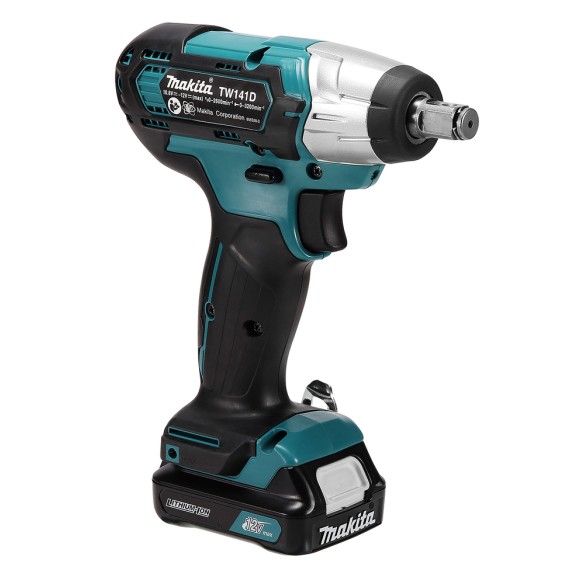 Clé à chocs Makita TW141DSAE 12V - 145 Nm - Compacte et légère avec lumière LED