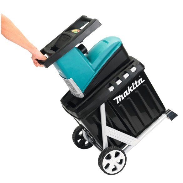 Biotriturateur électrique Makita UD2500 - 2500 W, capacité 67 L, pour branches jusqu'à 45 mm