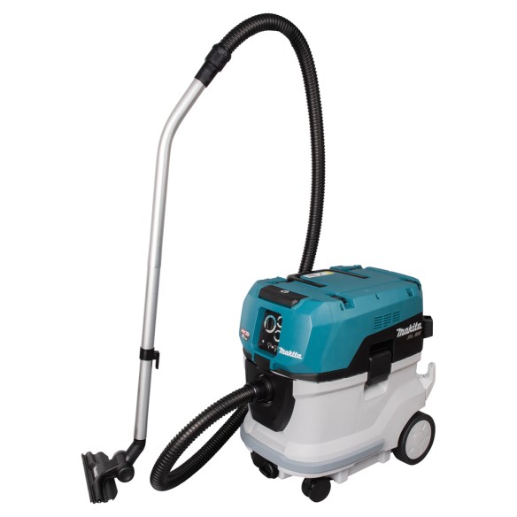 Aspirateur Makita VC006GMZ01 - 40Vmax x2 - 40L poussière sèche, 30L liquides, filtre M HEPA, autonettoyant - Sans batteries ni c