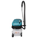 Aspirateur Makita VC006GMZ01 - 40Vmax x2 - 40L poussière sèche, 30L liquides, filtre M HEPA, autonettoyant - Sans batteries ni c