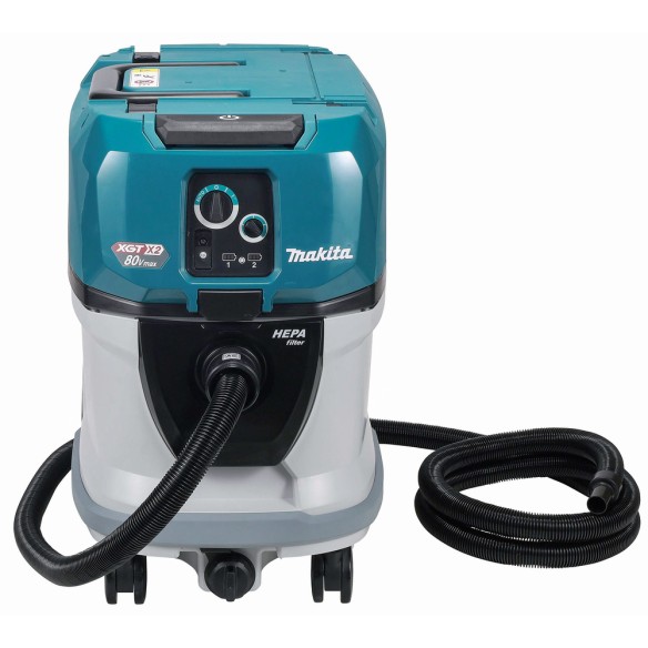 Aspirateur XGT® Makita VC007GLZ01 - 40L, 180 mbar, moteur sans balais, auto-nettoyage HEPA - Sans batteries ni chargeur