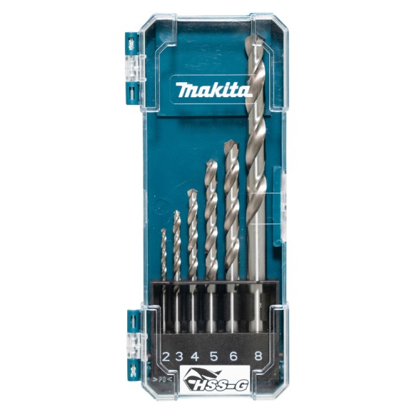 Jeu de 6 forets pour métal Makita D-75742 - HSS-G