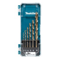Kit 6 Forets pour Métal Makita D-75758 - HSS-Cobalt - Qualité Supérieure