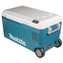 Réfrigérateur et chauffe-eau portable Makita CW002GZ01 - Capacité 50 L, refroidissement et chauffage réglables