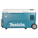 Réfrigérateur et chauffe-eau portable Makita CW002GZ01 - Capacité 50 L, refroidissement et chauffage réglables