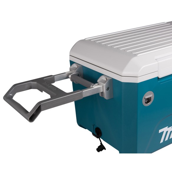 Réfrigérateur et chauffe-eau portable Makita CW002GZ01 - Capacité 50 L, refroidissement et chauffage réglables