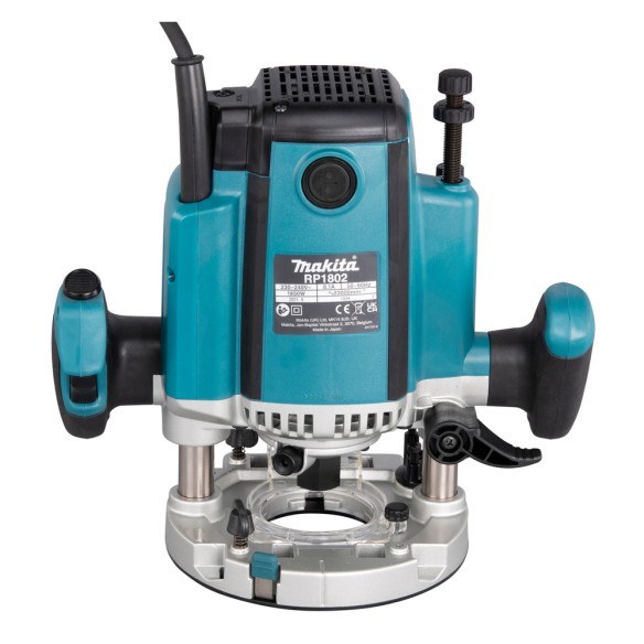 Défonceuse Makita RP1802 - 1850 W, réglage de profondeur, démarrage en douceur