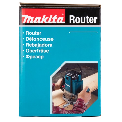 Défonceuse Makita RP1802 - 1850 W, réglage de profondeur, démarrage en douceur