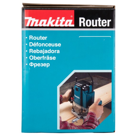 Défonceuse Makita RP1802 - 1850 W, réglage de profondeur, démarrage en douceur