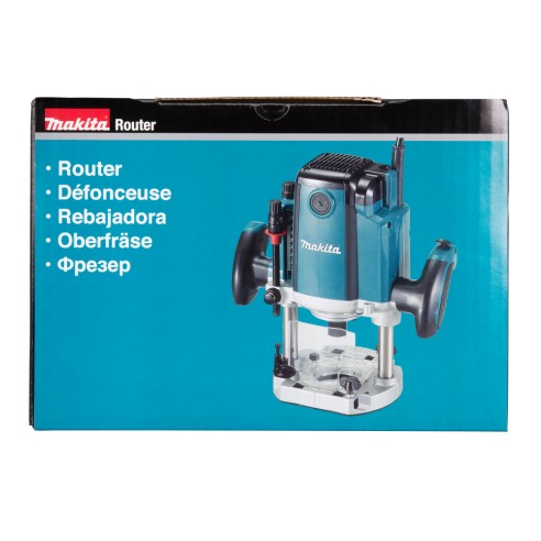 Défonceuse Makita RP1802 - 1850 W, réglage de profondeur, démarrage en douceur
