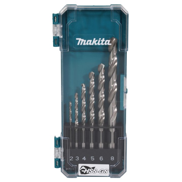 Coffret 6 forets pour métal Makita D-78346 HSS-GS
