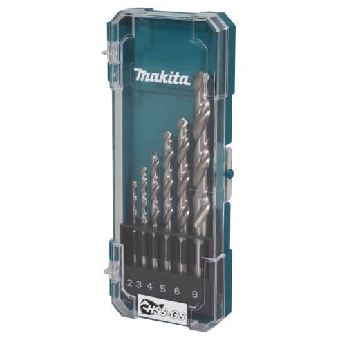 Coffret 6 forets pour métal Makita D-78346 HSS-GS