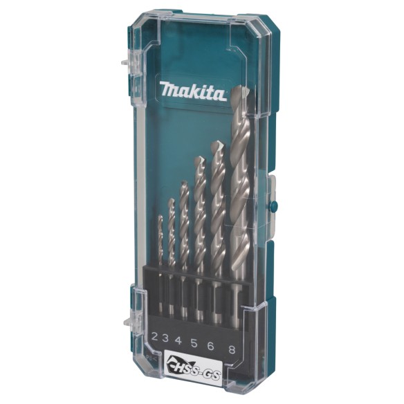 Coffret 6 forets pour métal Makita D-78346 HSS-GS