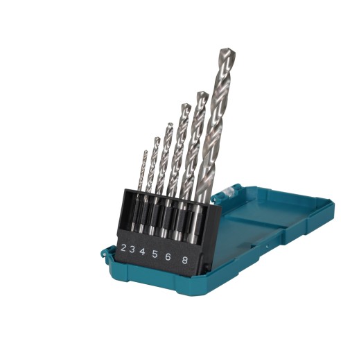Coffret 6 forets pour métal Makita D-78346 HSS-GS