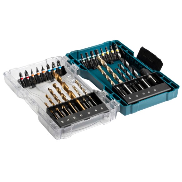 Coffret de forets et embouts pour perceuse Makita E-07054 - 29 pcs