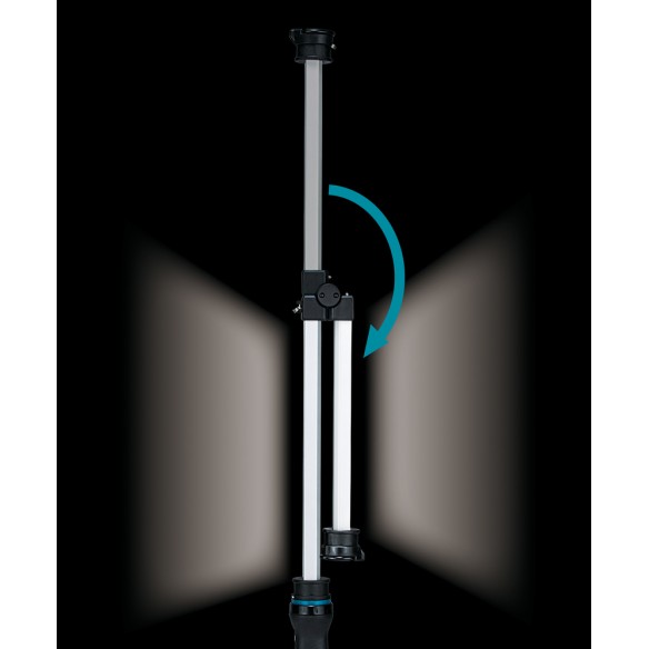 Lumière LED type barre pliable Makita DML818 - 18V - 1700 lumens - 3 modes d'éclairage
