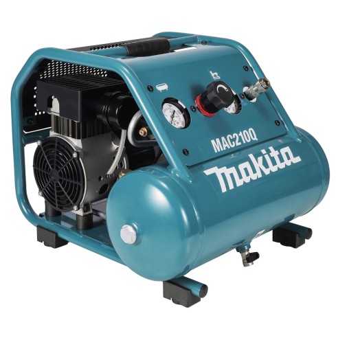 Compresseur d'air Makita MAC210Q - 650 W, 7,6 L, sans huile, 9,3 bar, 56,6 l/min